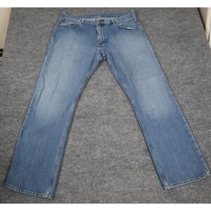 Polo Ralph Lauren Mens 36x32 Blue Jeans Classic Fit Straight Leg Cotton